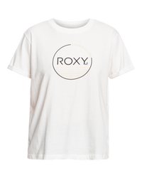 The Roxy Womens Noon Ocean T-Shirt in Snow White