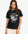The Roxy Womens Summer Fun A T-Shirt in Anthracite