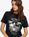 The Roxy Womens Summer Fun A T-Shirt in Anthracite