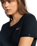 The Roxy Womens Saturdaze T-Shirt in Anthracite