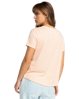 The Roxy Womens Saturdaze T-Shirt in Peach Parfait