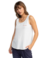 The Roxy Womens Saturdaze Vest in Snow White