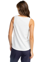 The Roxy Womens Saturdaze Vest in Snow White