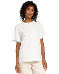 The Roxy Womens To The Sun T-Shirt in Egret