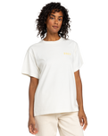 The Roxy Womens To The Sun T-Shirt in Egret