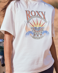 The Roxy Womens Dreamers T-Shirt-Egret