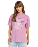 The Roxy Womens Dreamers T-Shirt Mauve Orchid