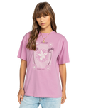 The Roxy Womens Dreamers T-Shirt Mauve Orchid