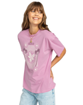 The Roxy Womens Dreamers T-Shirt Mauve Orchid