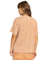 The Roxy Womens Moonlight Sunset T-Shirt in Camel