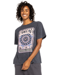 The Roxy Womens Moonlight Sunset T-Shirt in Phantom