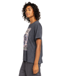 The Roxy Womens Moonlight Sunset T-Shirt in Phantom