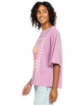 The Roxy Womens Sweet Shine T-Shirt in Mauve Orchid