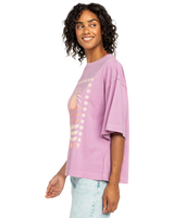 The Roxy Womens Sweet Shine T-Shirt in Mauve Orchid