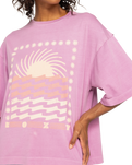 The Roxy Womens Sweet Shine T-Shirt in Mauve Orchid