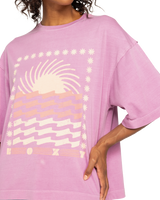 The Roxy Womens Sweet Shine T-Shirt in Mauve Orchid