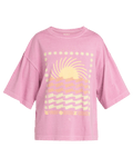 The Roxy Womens Sweet Shine T-Shirt in Mauve Orchid