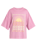 The Roxy Womens Sweet Shine T-Shirt in Mauve Orchid