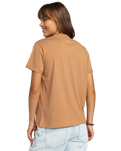 The Roxy Womens Noon Ocean T-Shirt in Cinnamon