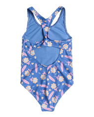 The Roxy Girls Girls Lorem Swimsuit in Ultramarine & Lorem