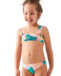 The Roxy Girls Paradisiac Island Bralette Bikini Set in Mint Tropical Trails