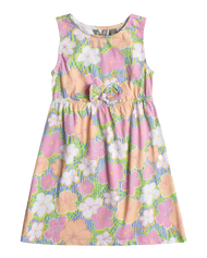 The Roxy Girls Girls Summer Air Dress in Ultramarine & Teenie Flower