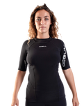 The Gul Evotherm Womens Thermal Rash Vest in Black