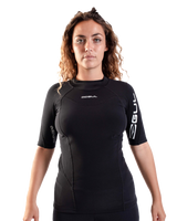 The Gul Evotherm Womens Thermal Rash Vest in Black