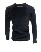 The Gul Junior Evotherm Thermal Long Sleeve Rash Vest in Black