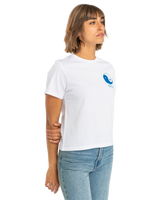 The RVCA Womens Balance Boy T-Shirt in Antique White