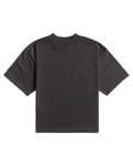 The RVCA Womens Gabrielle Monceaux T-Shirt in Washed Black