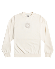 The RVCA Mens Sun Spirit Sweatshirt in Salt