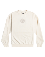 The RVCA Mens Sun Spirit Sweatshirt in Salt