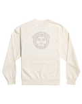 The RVCA Mens Sun Spirit Sweatshirt in Salt