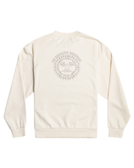 The RVCA Mens Sun Spirit Sweatshirt in Salt