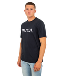 The RVCA Mens Big RVCA T-Shirt in Black