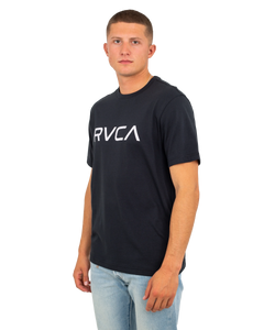 The RVCA Mens Big RVCA T-Shirt in Black