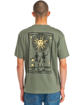 The RVCA Mens Tarot Way T-Shirt in Surplus