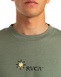 The RVCA Mens Tarot Way T-Shirt in Surplus