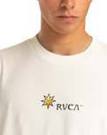 The RVCA Mens Tarot Way T-Shirt in Antique White