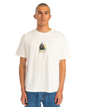 The RVCA Mens Paper Cuts T-Shirt in Antique White