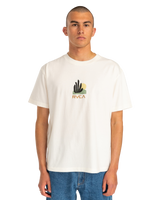 The RVCA Mens Paper Cuts T-Shirt in Antique White