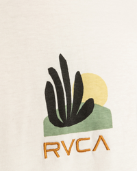 The RVCA Mens Paper Cuts T-Shirt in Antique White