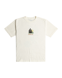 The RVCA Mens Paper Cuts T-Shirt in Antique White