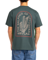 The RVCA Mens Sandstorm T-Shirt in Hunter Green