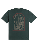 The RVCA Mens Sandstorm T-Shirt in Hunter Green