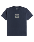 The RVCA Mens Morocco Palms T-Shirt in Navy