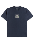 The RVCA Mens Morocco Palms T-Shirt in Navy