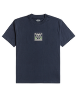 The RVCA Mens Morocco Palms T-Shirt in Navy