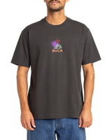 The RVCA Mens Desert Cuts T-Shirt in Pirate Black